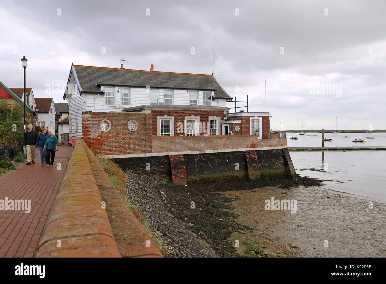 Le quai, Burnham-on-Crouch, Maldon, Essex, Angleterre, Grande-Bretagne, Royaume-Uni, UK, Europe Banque D'Images