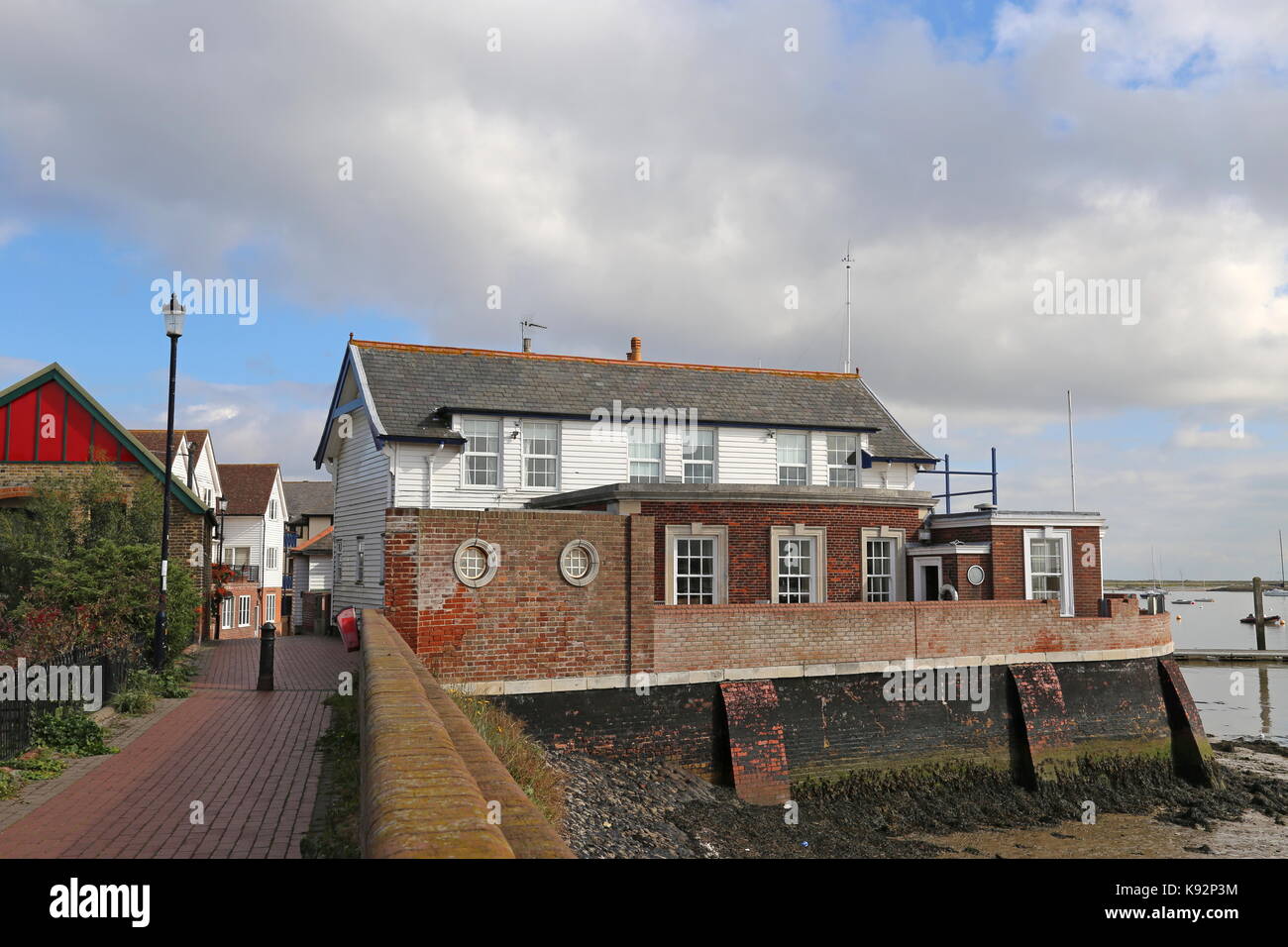 Le quai, Burnham-on-Crouch, Maldon, Essex, Angleterre, Grande-Bretagne, Royaume-Uni, UK, Europe Banque D'Images