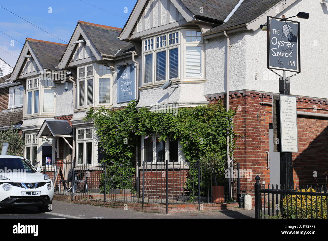 Oyster Smack Inn, Station Road, Burnham-on-Crouch, Maldon, Essex, Angleterre, Grande-Bretagne, Royaume-Uni, UK, Europe Banque D'Images