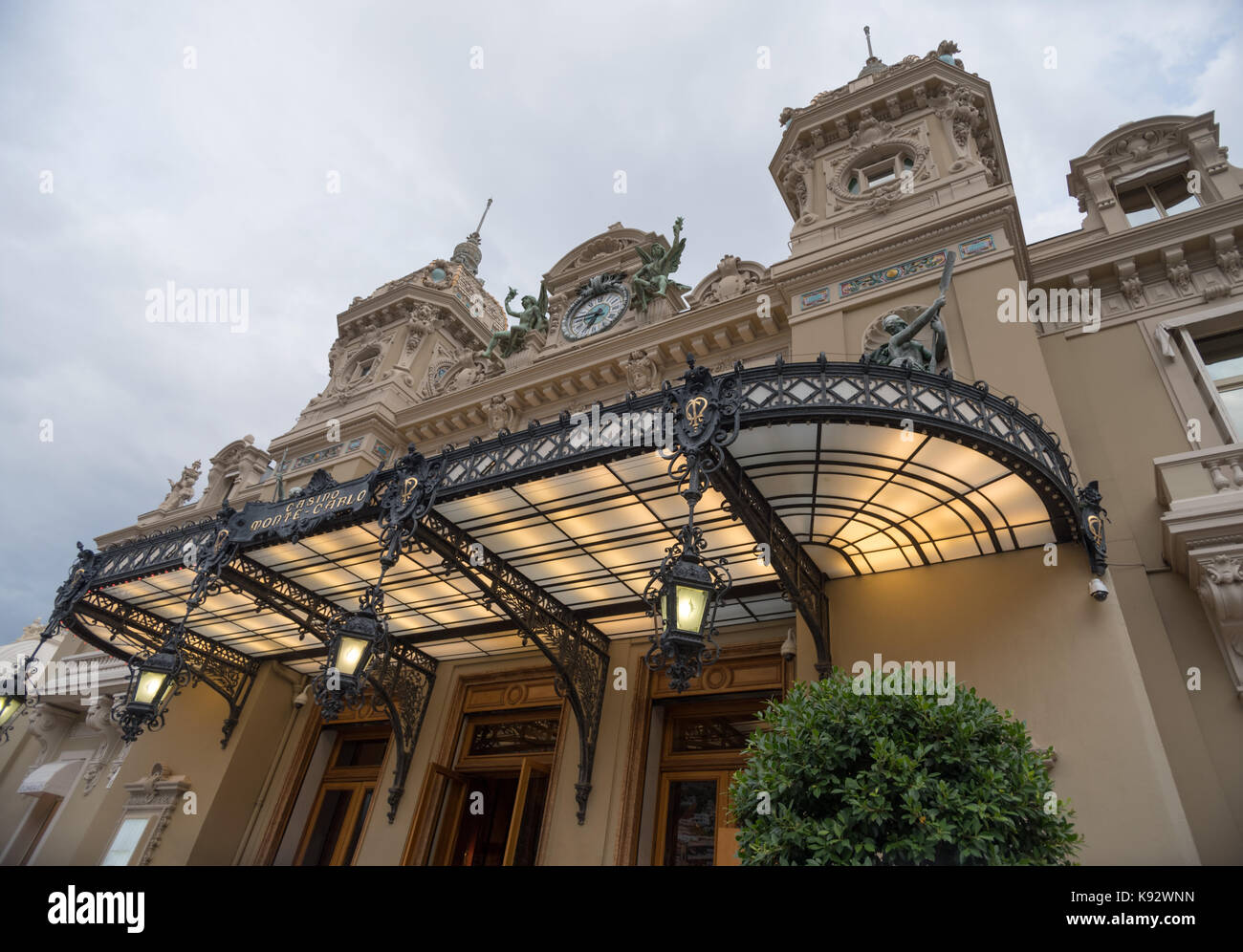 Vue avant de la célèbre Grand Casino de Monte Carlo Banque D'Images
