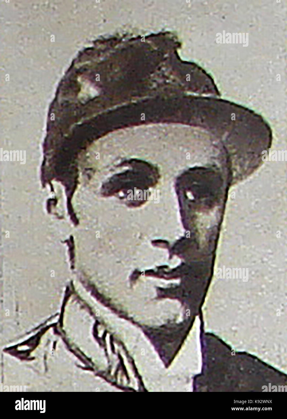 Un portrait de FRED ARCHER, ancien champion champion britannique victorienne Jockey (surnommé 'l'homme de bidon" Banque D'Images