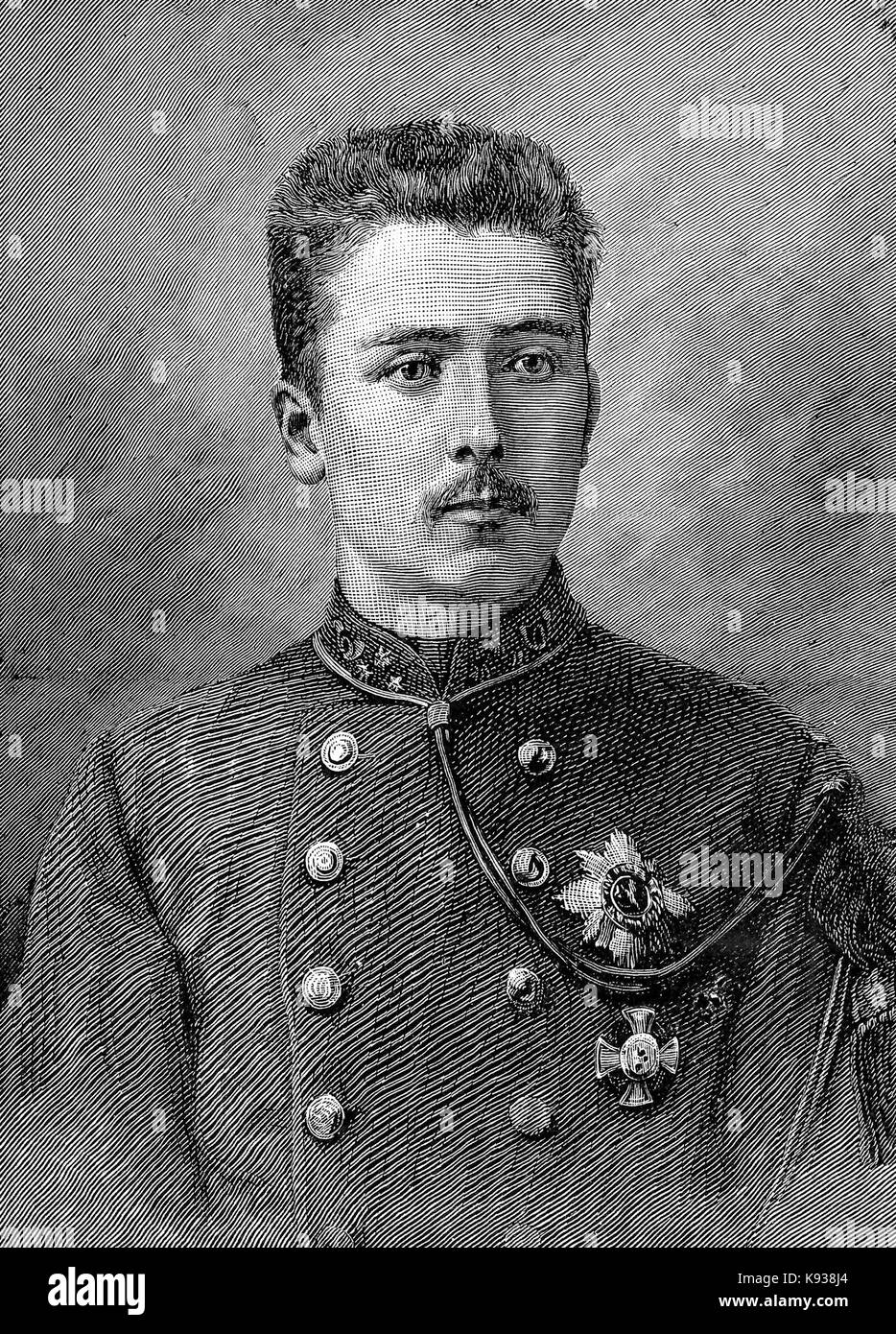 Le Prince Baudouin de Belgique Banque D'Images