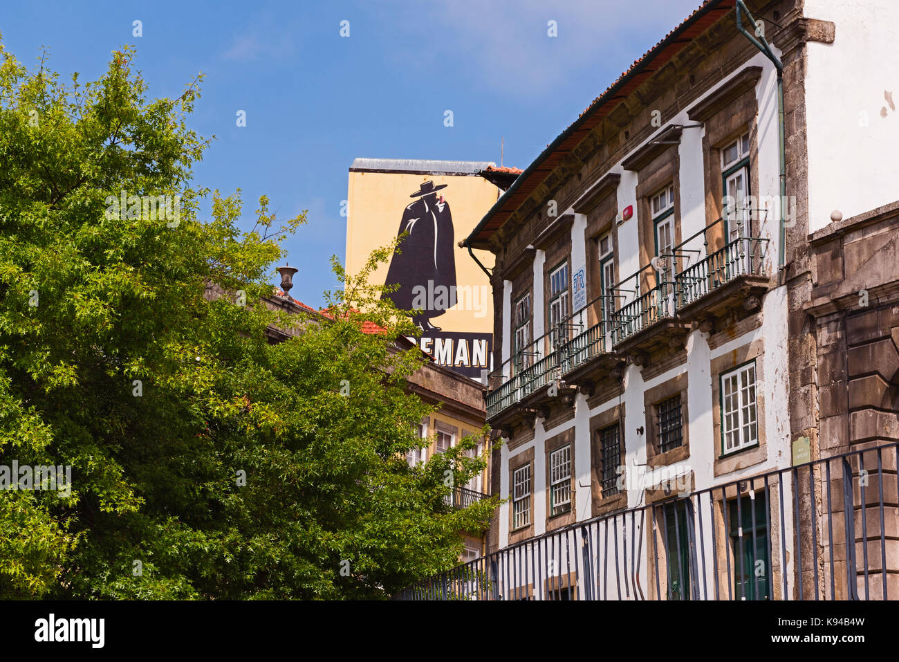 Signe Sandeman Porto Portugal Banque D'Images