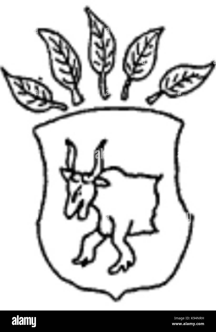 Armoiries de la famille Kurjala Banque D'Images