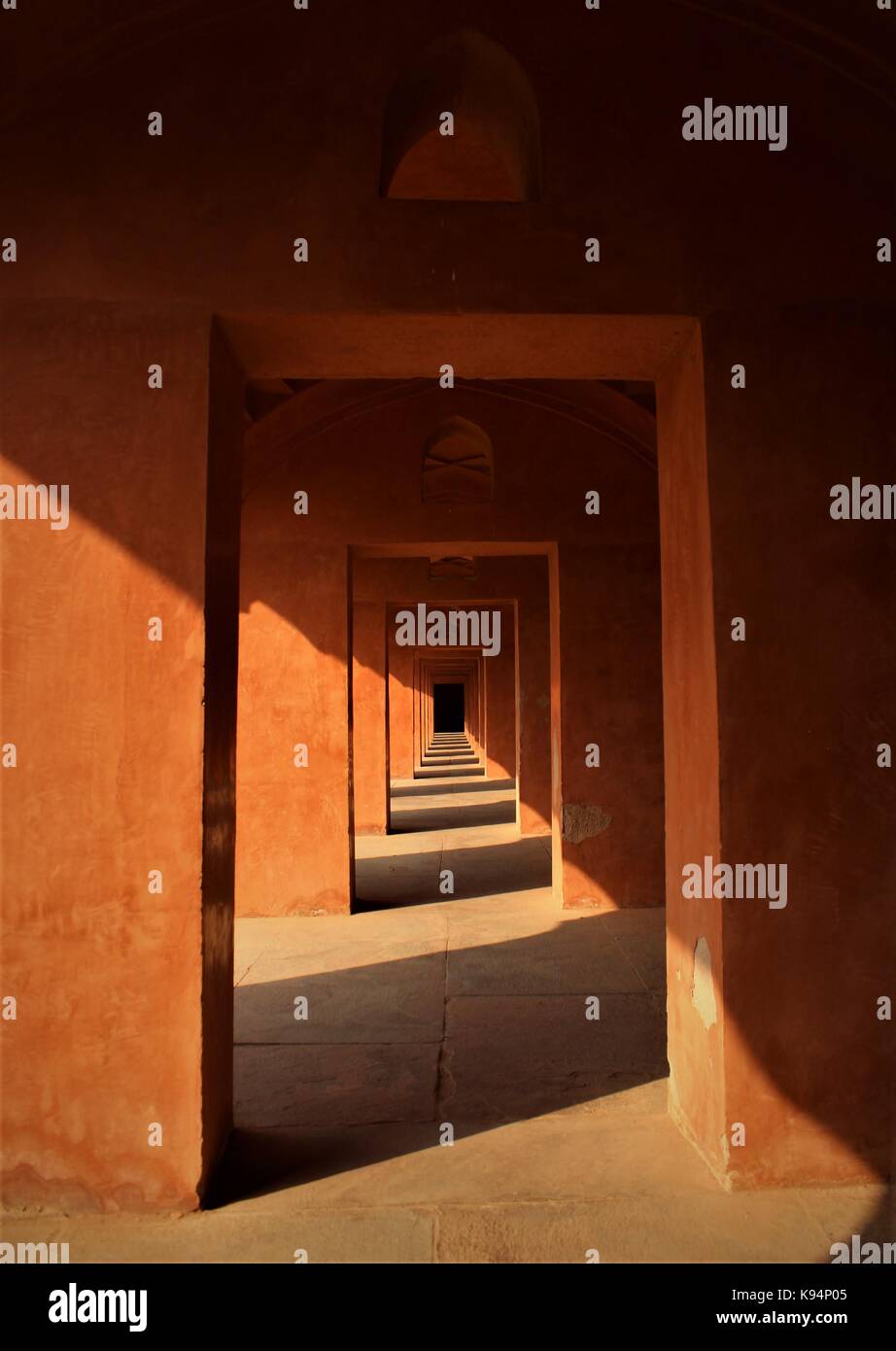 Les couloirs en Inde Banque D'Images