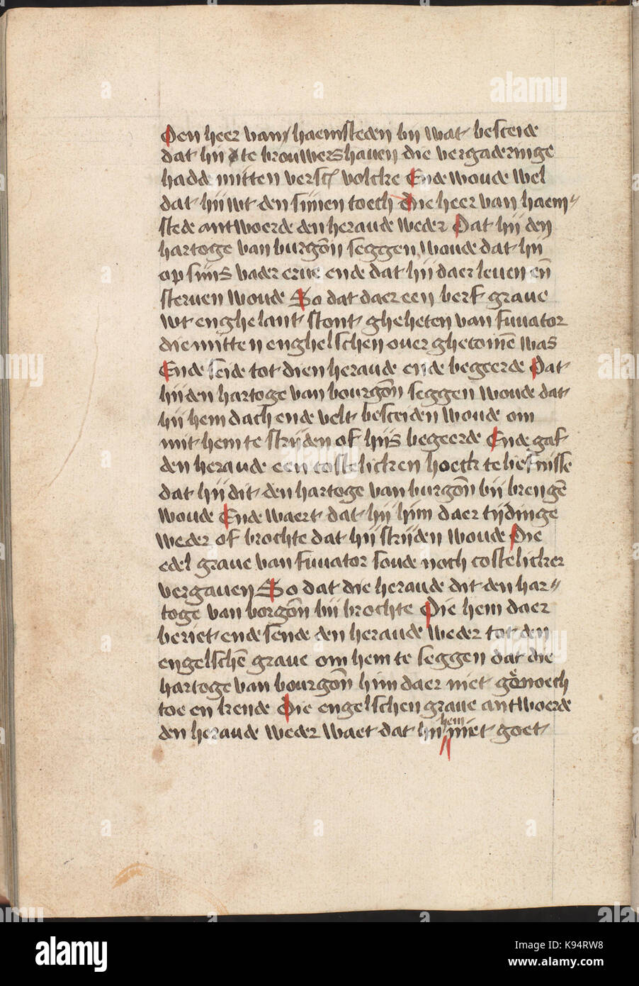 Kattendijkekroniek (ca. 1491 ko) 1900, 008 KW UN folium 507v Banque D'Images