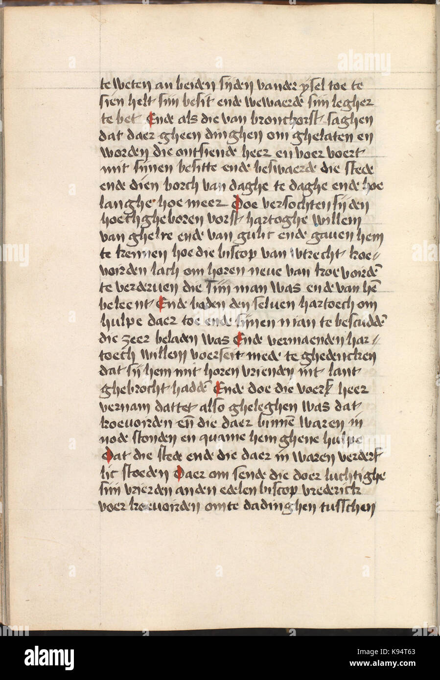 Kattendijkekroniek (ca. 1491 ko) 1900, 008 KW UN folium 359v Banque D'Images