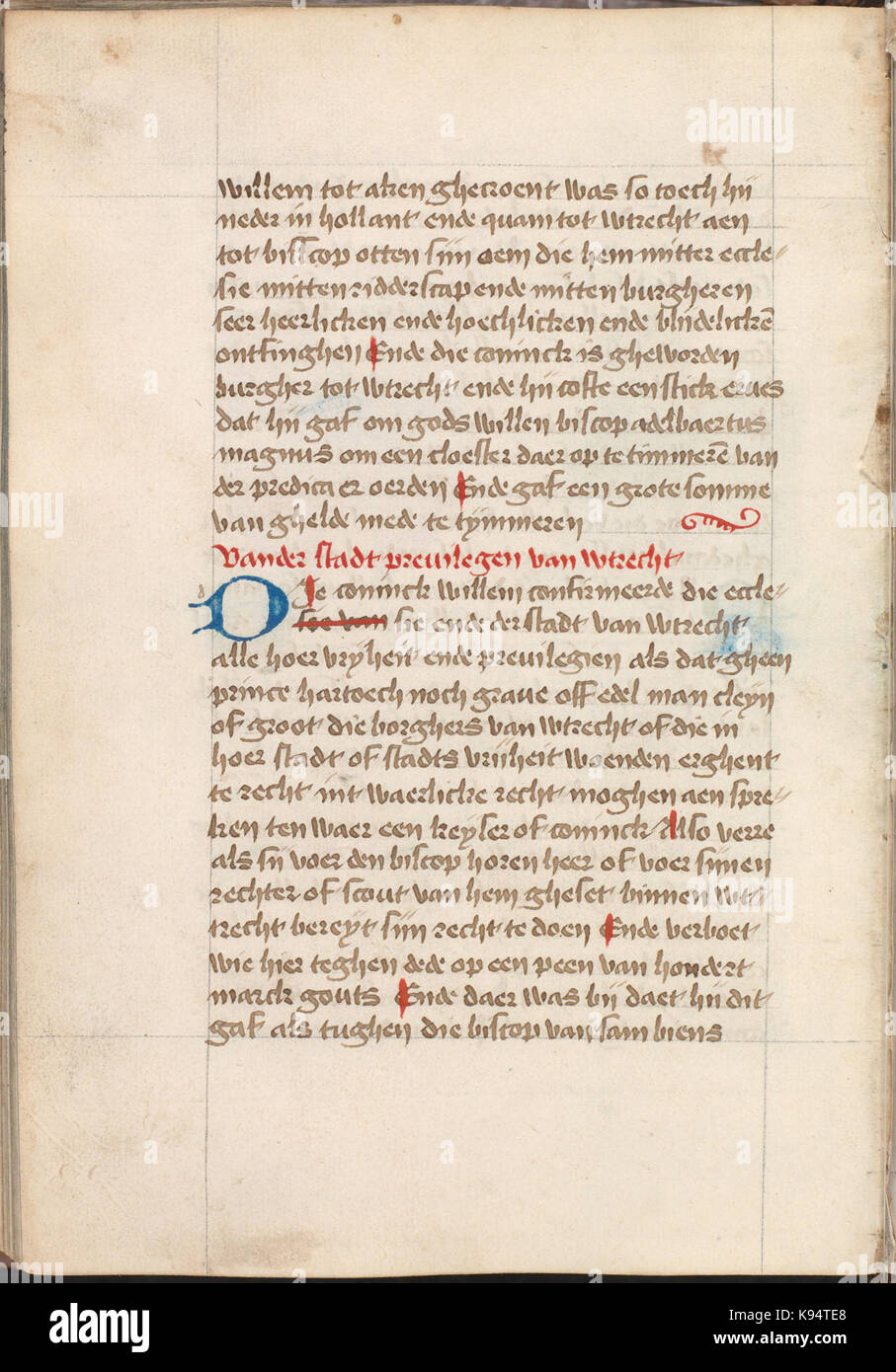 Kattendijkekroniek (ca. 1491 ko) 1900, 008 KW UN folium 231v Banque D'Images