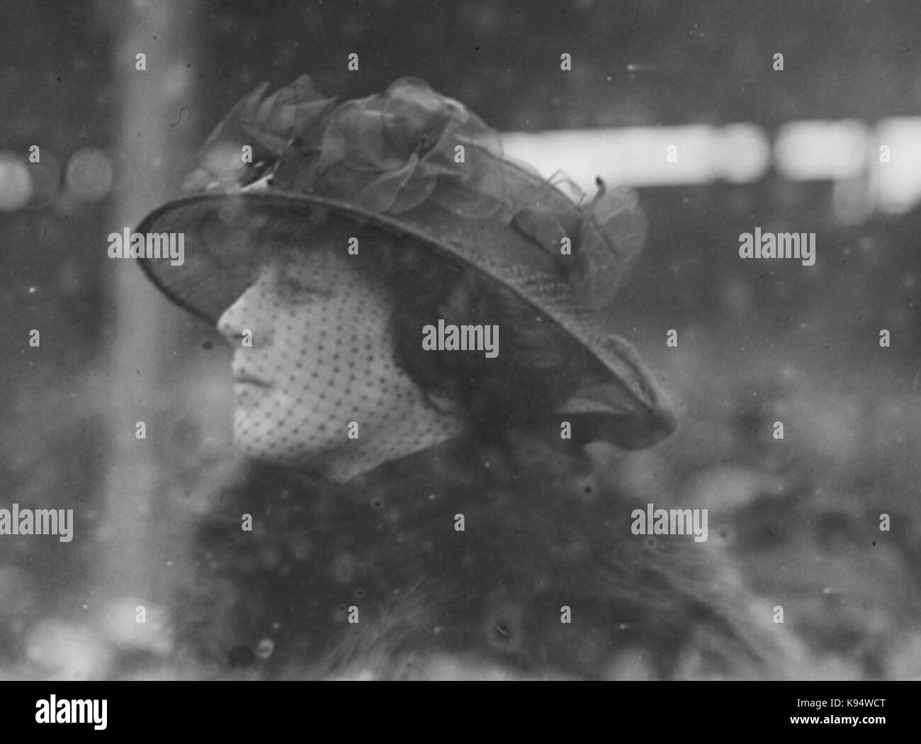 Madeleine Astor à Belmont Park 1915 Banque D'Images