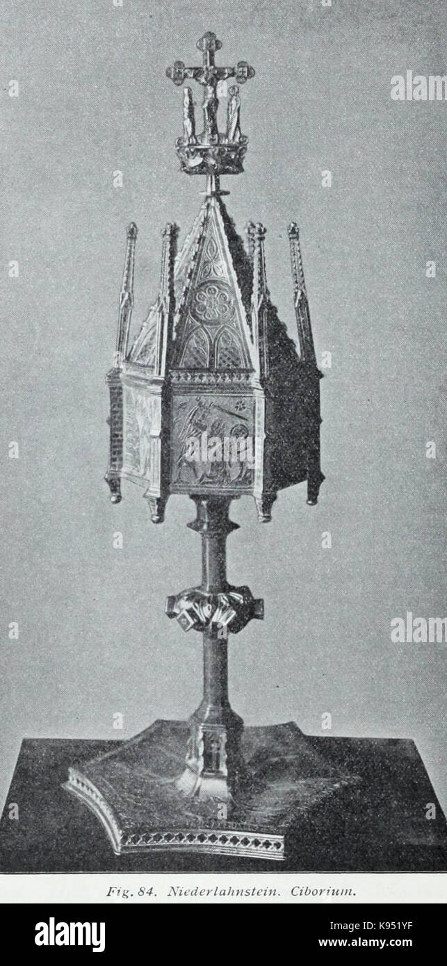 Luthmer V 84 Niederlahnstein Ciborium Banque D'Images