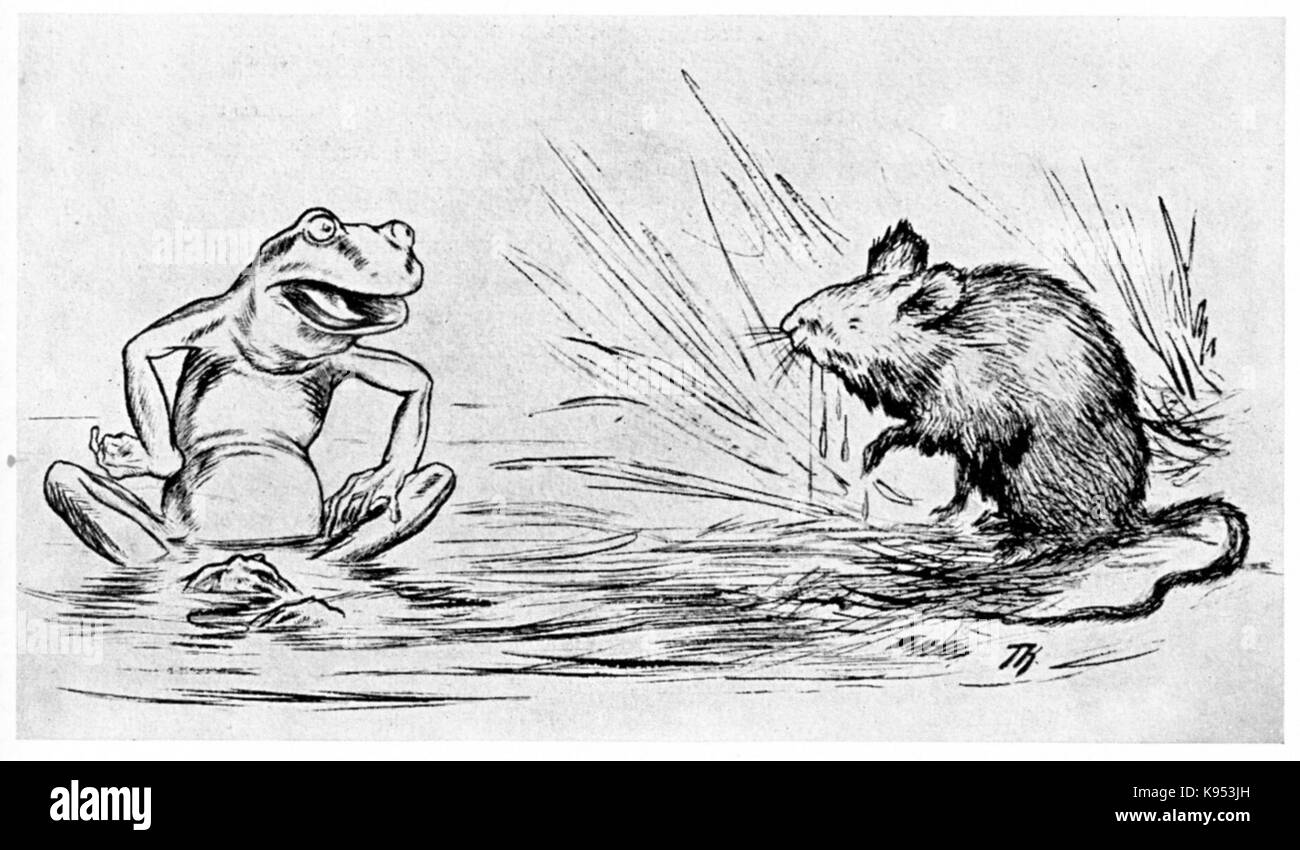 Froskene musene Krigen mellom guerre entre les grenouilles et les souris 02 1885 Banque D'Images
