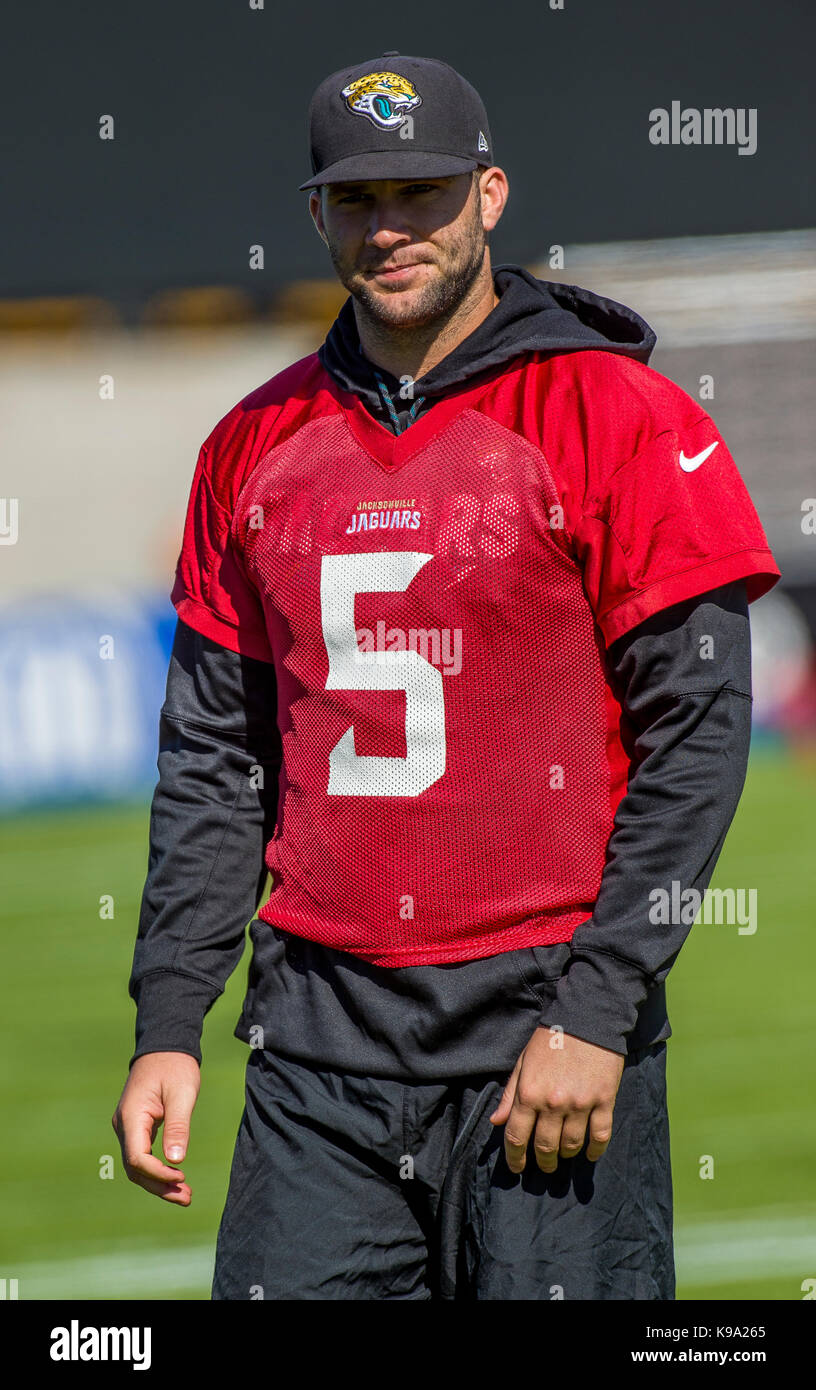 Jacksonville Jaguars nfl pratique à allianz park Banque D'Images