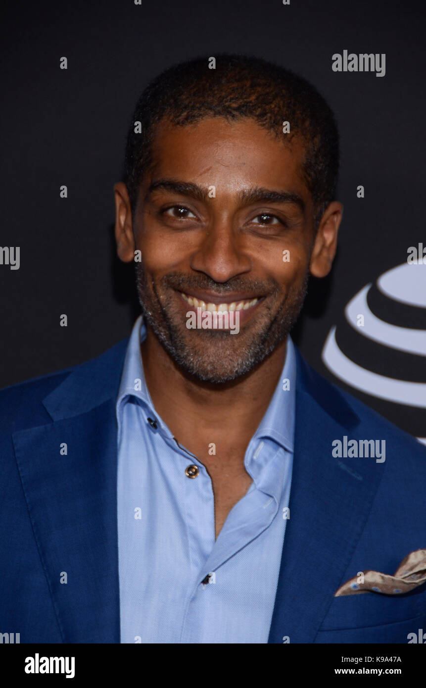 New York, NY, États-Unis. 22 septembre 2017. Alexander Karim assiste au Urban World Film Festival le 22 septembre 2017 au AMC Empire 25 Theatre de New York. Crédit: Raymond Hagans/Media Punch/Alay Live News Banque D'Images