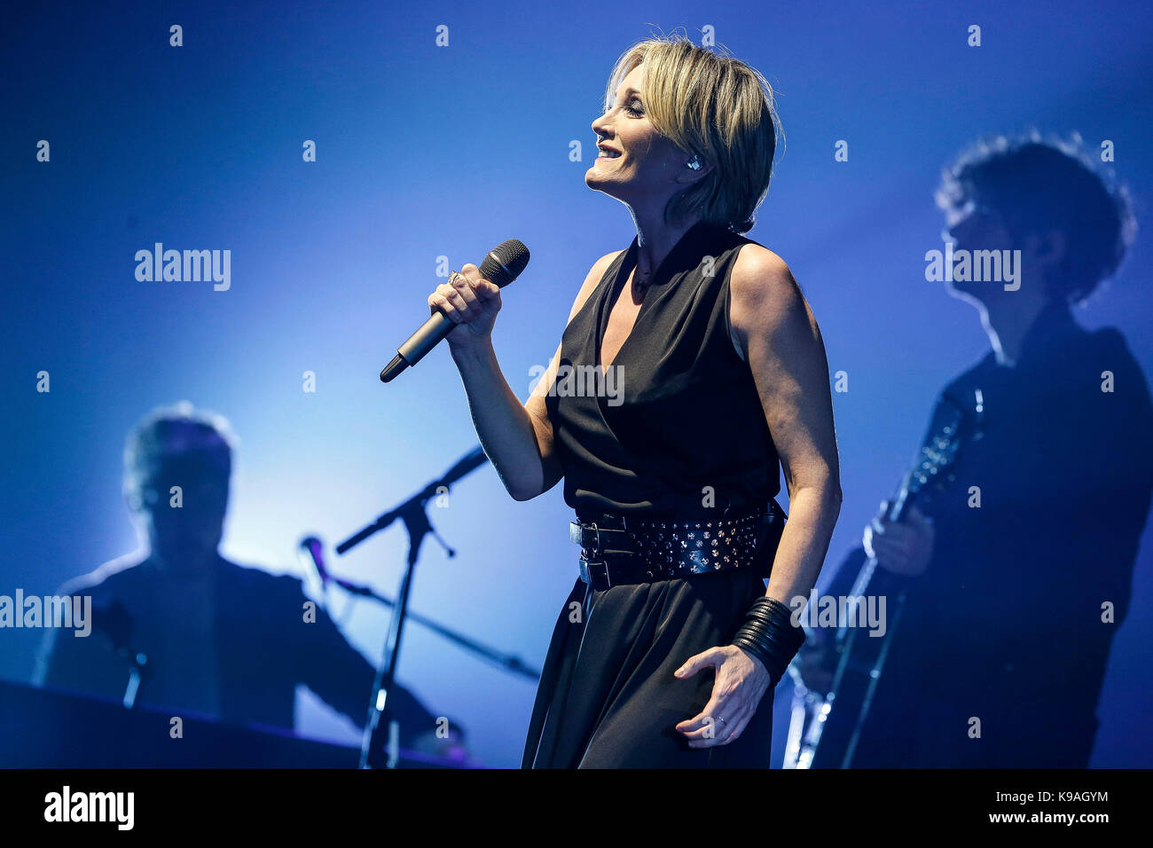 Patricia Kaas chanteuse sur la scène du Zénith de Strasbourg, le 2017/02/09 Banque D'Images