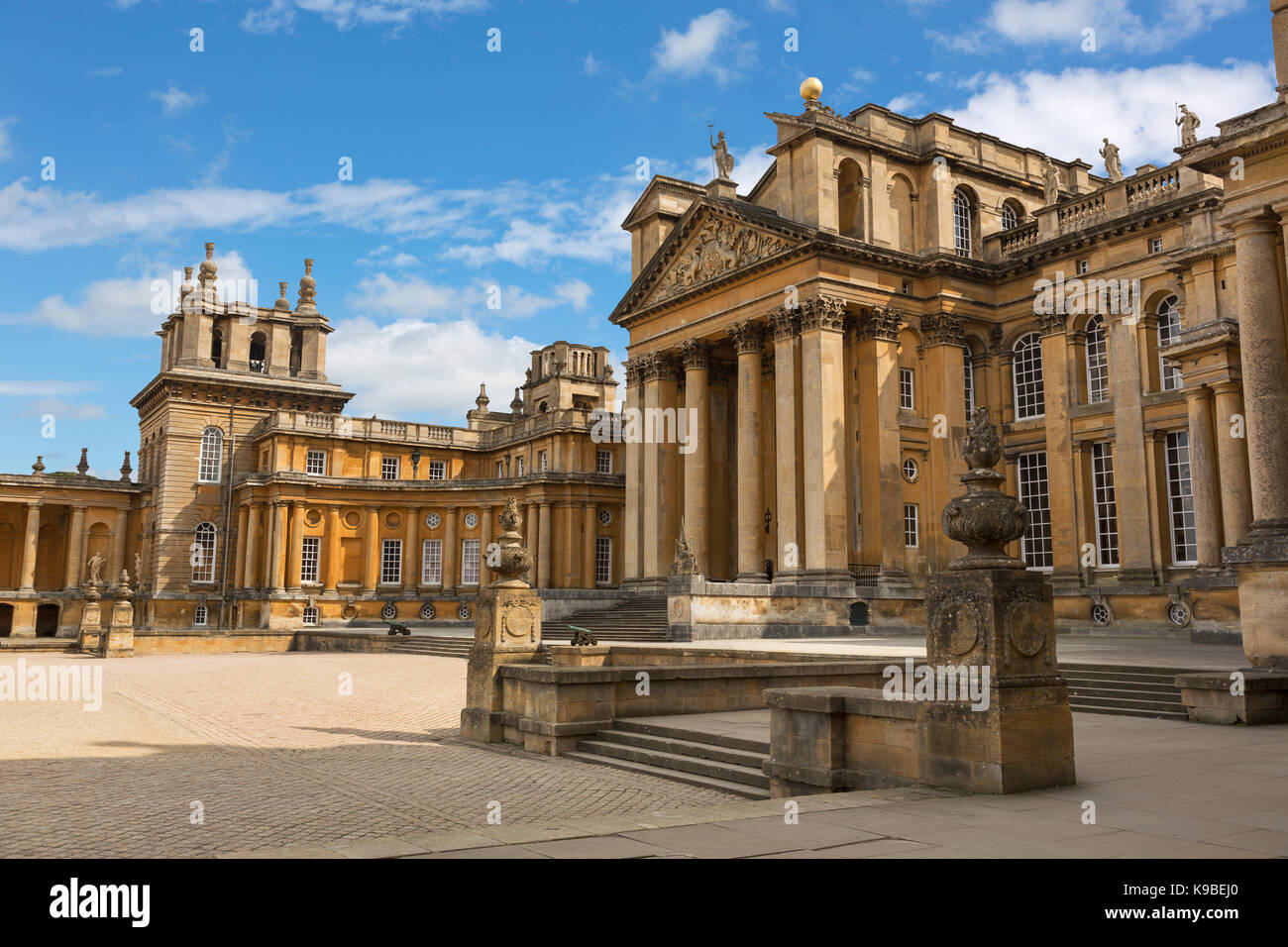 Le Palais de Blenheim Oxfordshire England Banque D'Images
