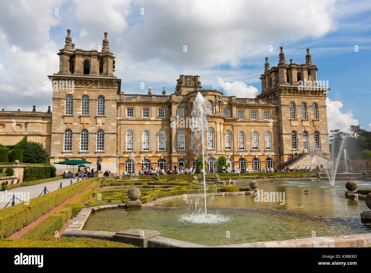 Le Palais de Blenheim Oxfordshire England Banque D'Images