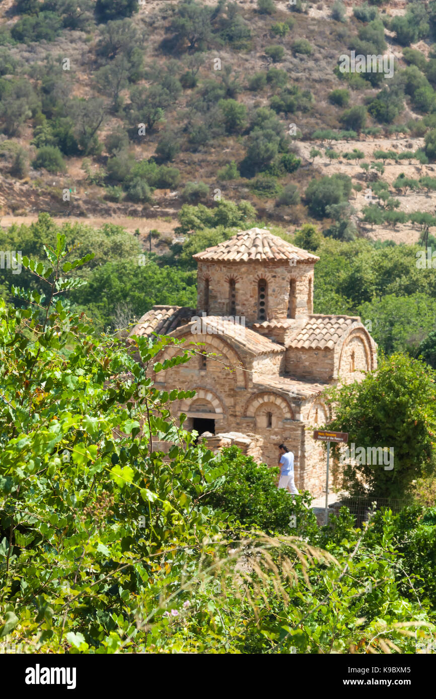 L'église byzantine de la Panagia (Sainte Mère). fodele, Crète, Grèce