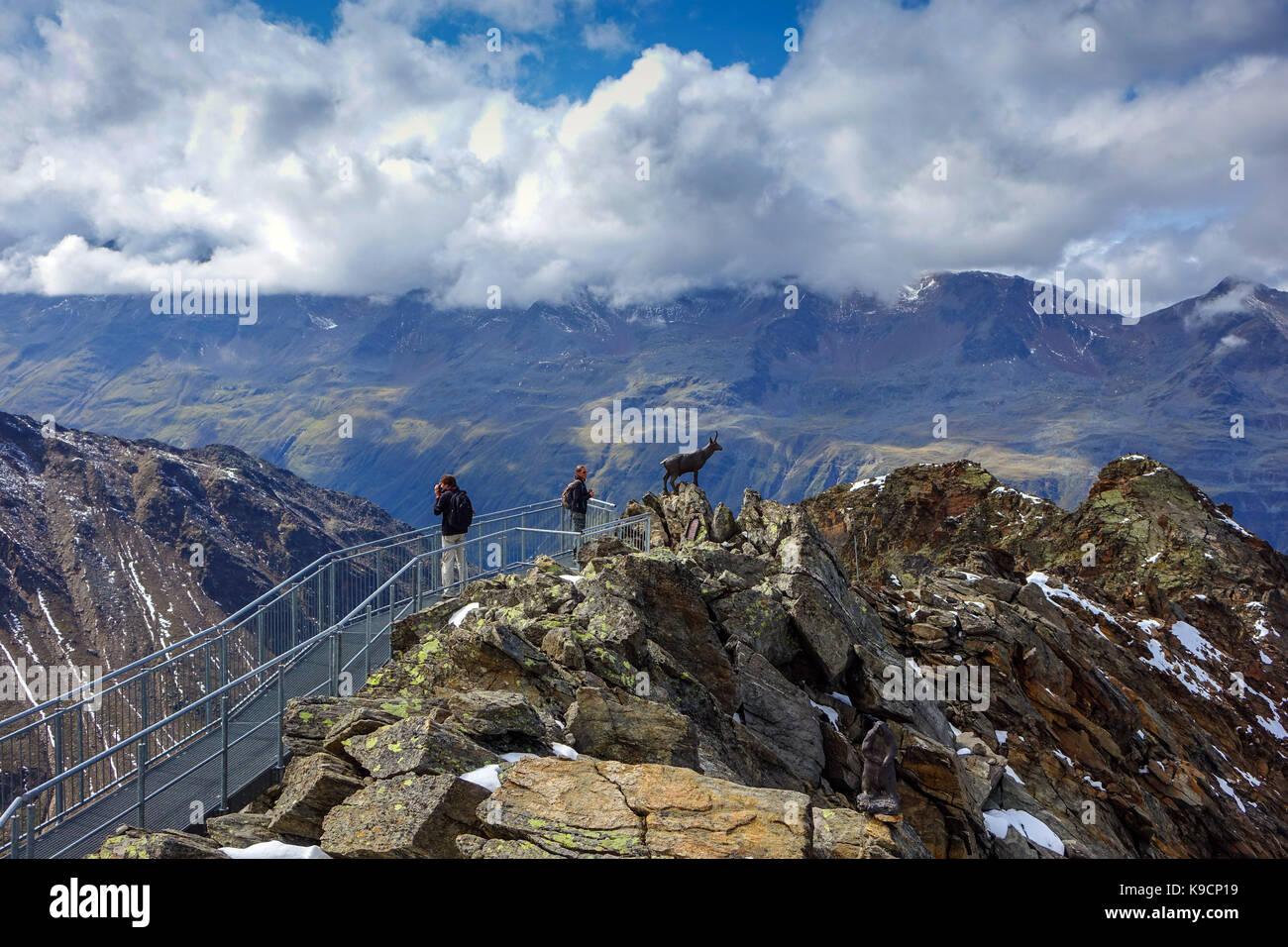 Top Mountain Star Cafe et Restaurant, Obergurgl, Austria Banque D'Images