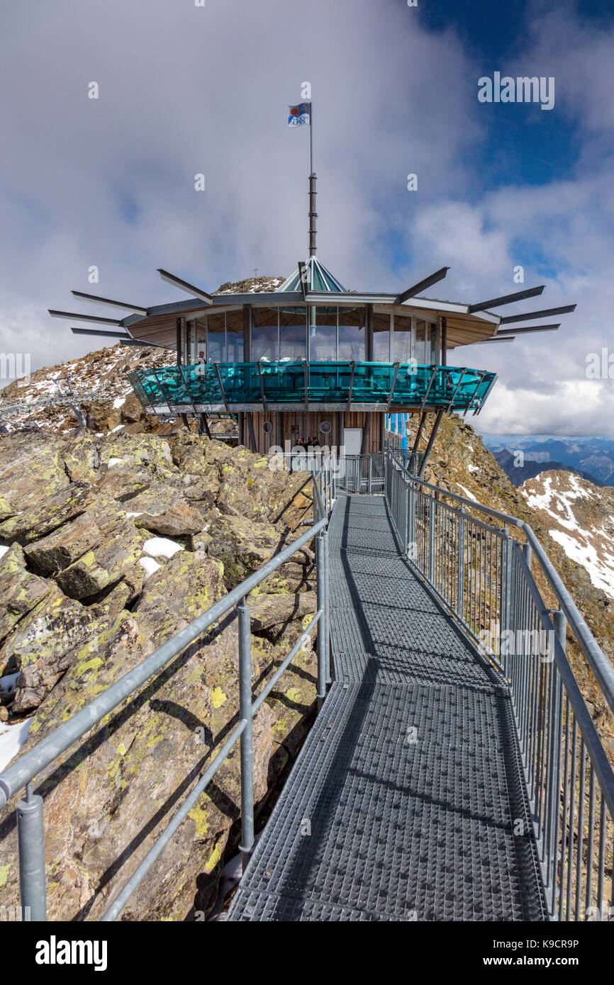 Top Mountain Star Cafe et Restaurant, Obergurgl, Austria Banque D'Images