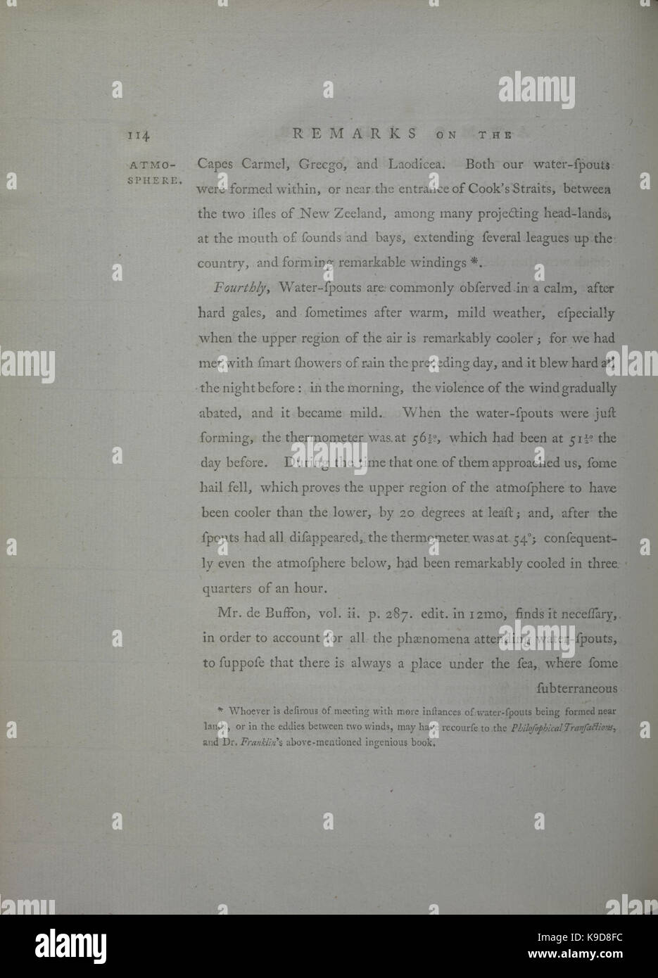 Les observations faites au cours d'un voyage autour du monde (dans le H.M.S. Résolution) sur la géographie physique, l'histoire naturelle et de philosophie éthique, notamment sur (page 114) BHL34344292 Banque D'Images