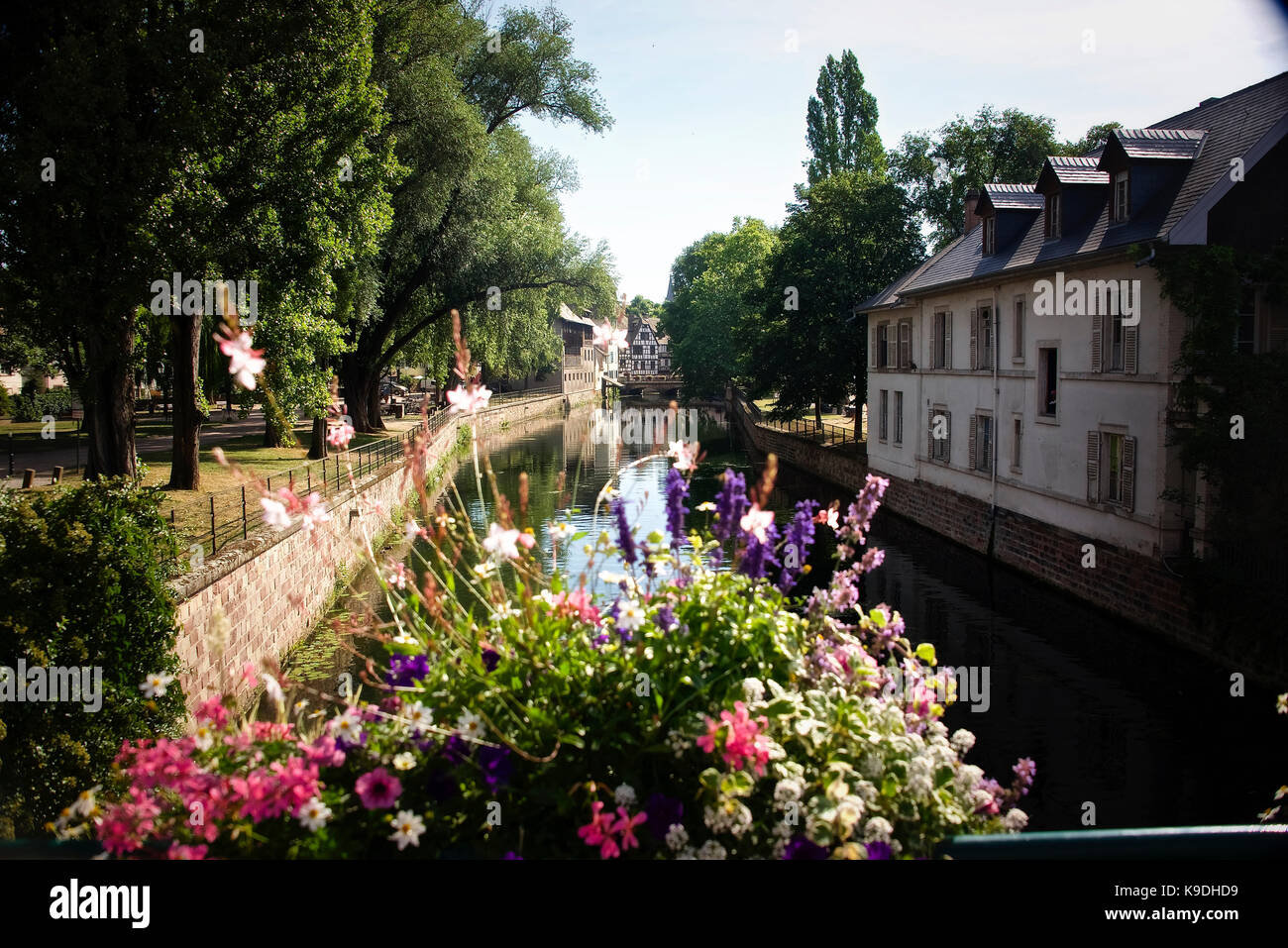 Barrage de Strasbourg Banque D'Images