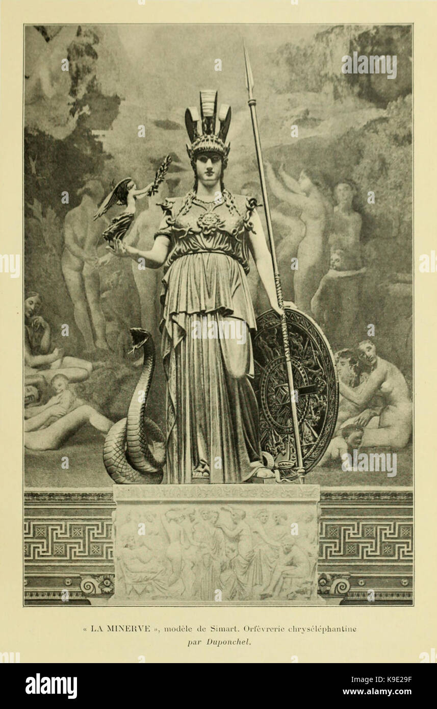Minerve par Simart et Duponchel Bouilhet 1910 Internet Archive Banque D'Images
