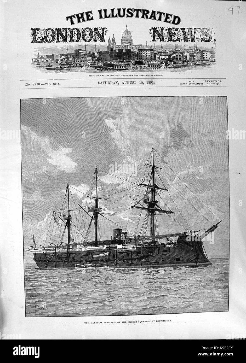 Marengo (1869) Illustrated London News Banque D'Images