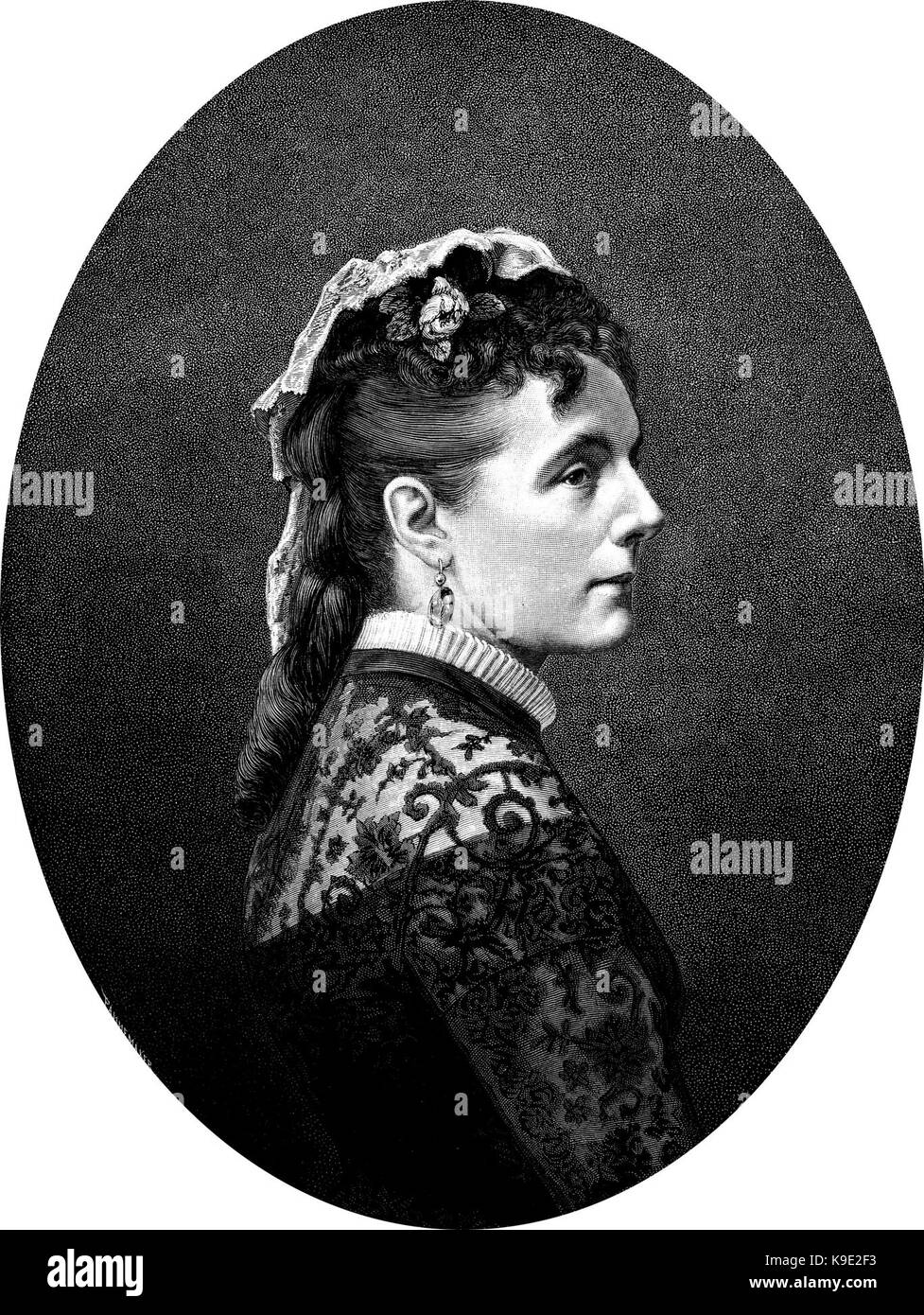 Marie Henriette, reine des Belges Pannemaker Banque D'Images