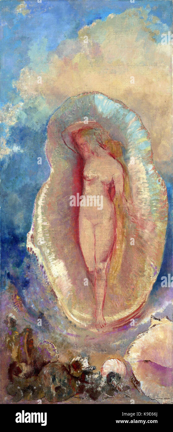 Odilon Redon Naissance de Vénus Banque D'Images