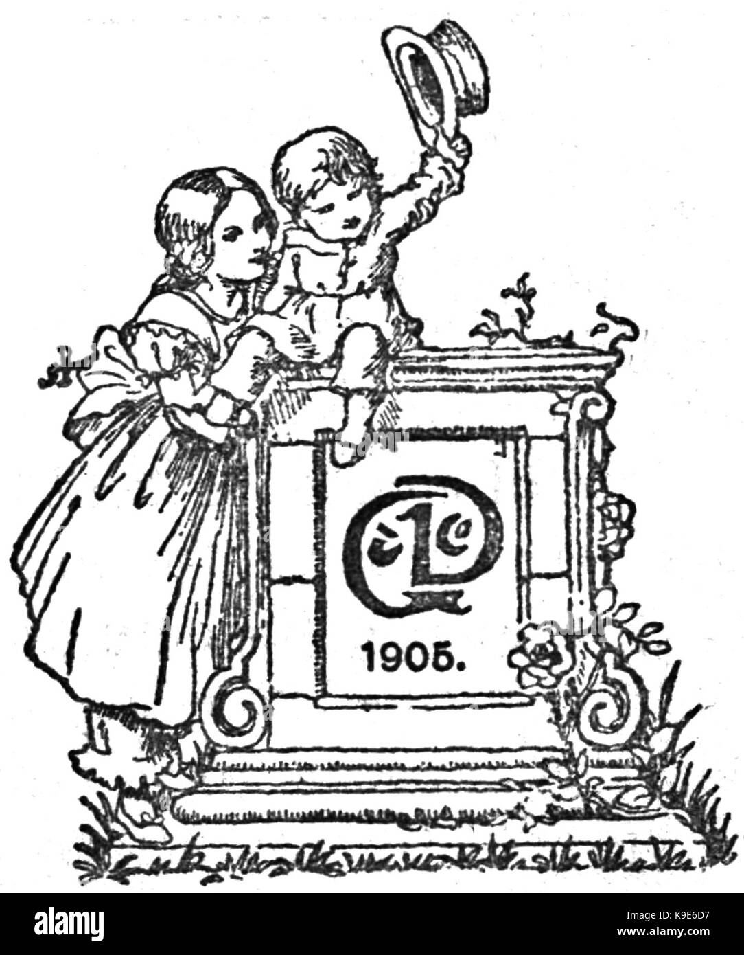 Oldfashionedtalescopyright Banque D'Images