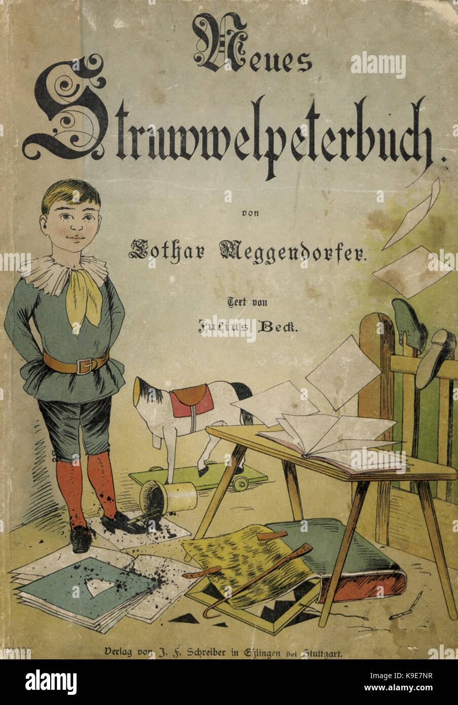 Neues struwwelpeterbuch c1900 Banque D'Images