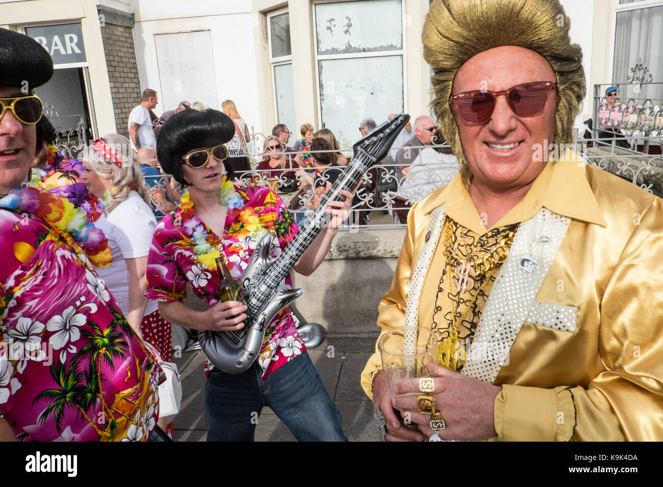 Porthcawl, Pays de Galles, Royaume-Uni. 23 Septembre, 2017. Festival Elvis à Porthcawl, Sud, Pays de Galles, au Royaume-Uni, Royaume-Uni, Europe, Crédit : Paul Quayle/Alamy Live News Banque D'Images