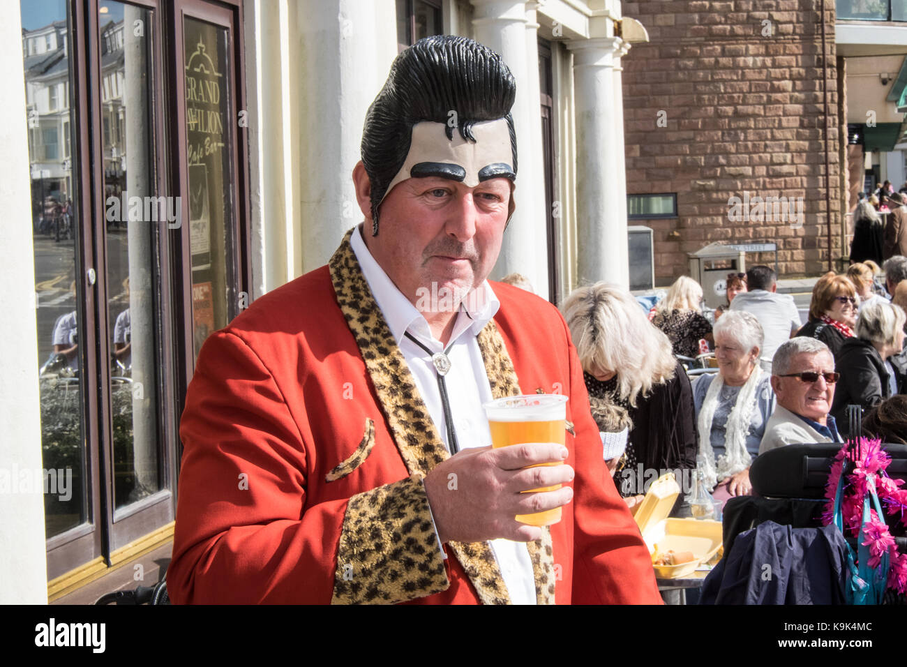 Porthcawl, Pays de Galles, Royaume-Uni. 23 Septembre, 2017. Festival Elvis à Porthcawl, Sud, Pays de Galles, au Royaume-Uni, Royaume-Uni, Europe, Crédit : Paul Quayle/Alamy Live News Banque D'Images