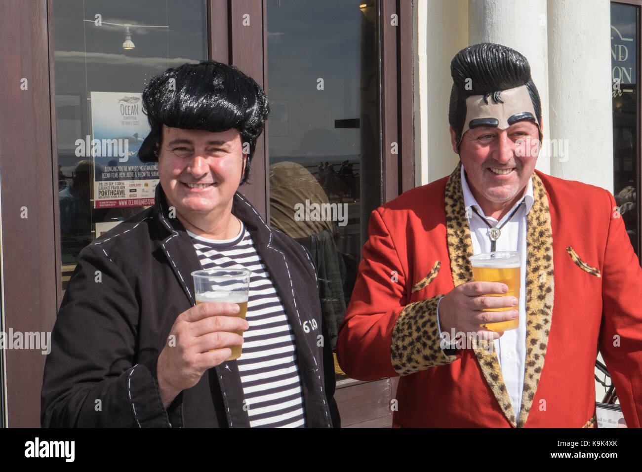 Porthcawl, Pays de Galles, Royaume-Uni. 23 Septembre, 2017. Festival Elvis à Porthcawl, Sud, Pays de Galles, au Royaume-Uni, Royaume-Uni, Europe, Crédit : Paul Quayle/Alamy Live News Banque D'Images