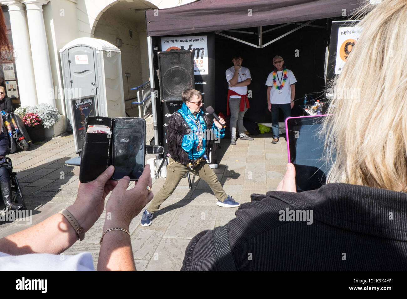 Porthcawl, Pays de Galles, Royaume-Uni. 23 Septembre, 2017. Festival Elvis à Porthcawl, Sud, Pays de Galles, au Royaume-Uni, Royaume-Uni, Europe, Crédit : Paul Quayle/Alamy Live News Banque D'Images