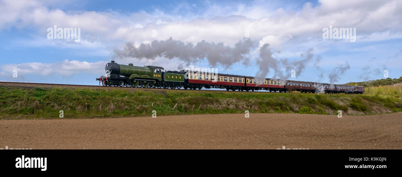 Train à vapeur sheringham North Norfolk railway/ Angleterre/ east coast/ Royaume-Uni/ British Isles Banque D'Images