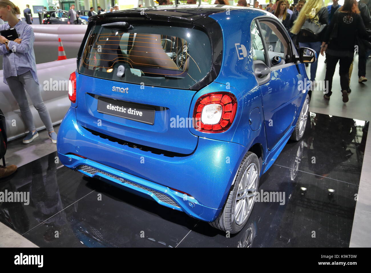 Smart electric drive au salon de Francfort 2017 en Allemagne Banque D'Images