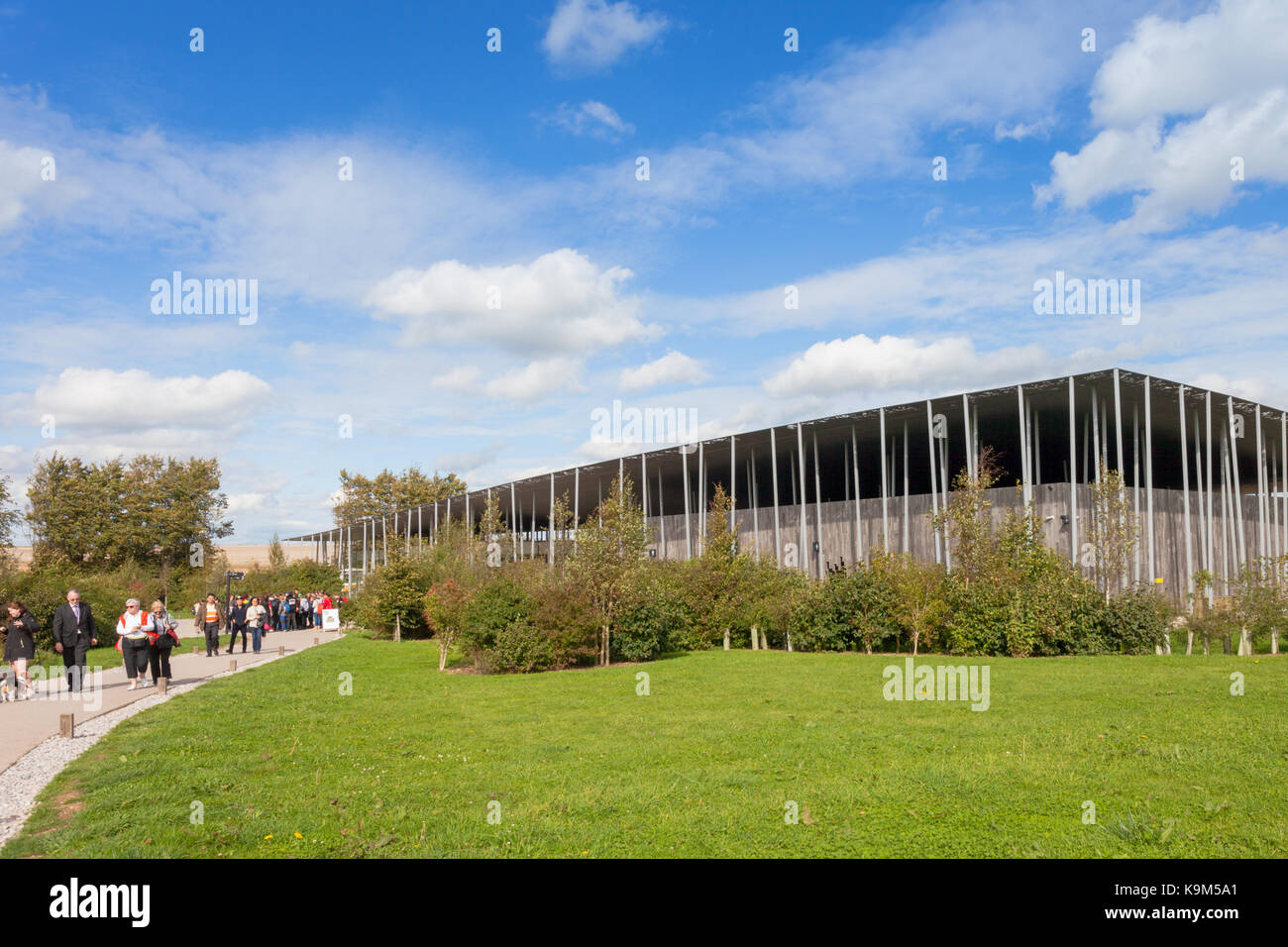 Centre de visiteurs à Stonehenge Wiltshire, UK Banque D'Images