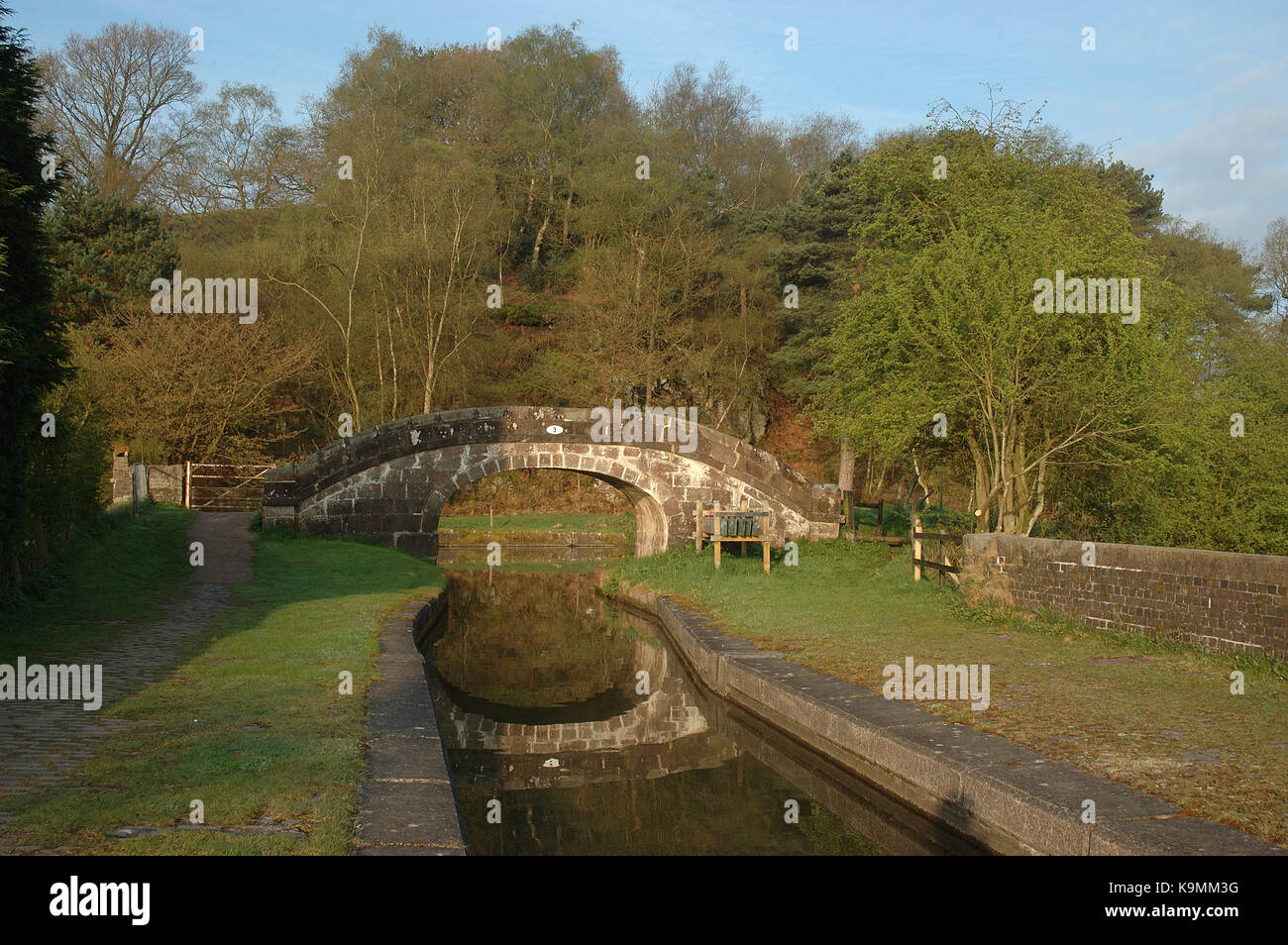 Bridge 3, canal, denford caldon, Stoke on Trent, Staffordshire, Angleterre, Royaume-Uni, Royaume-Uni, Europe Banque D'Images