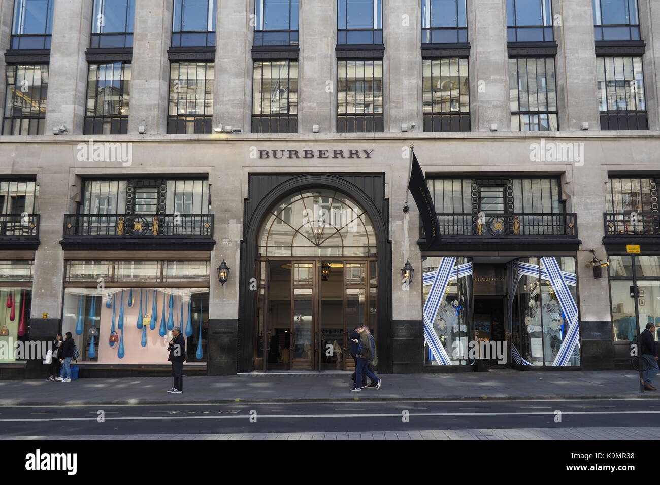 Burberry Flagship store Regent Street London Banque D'Images