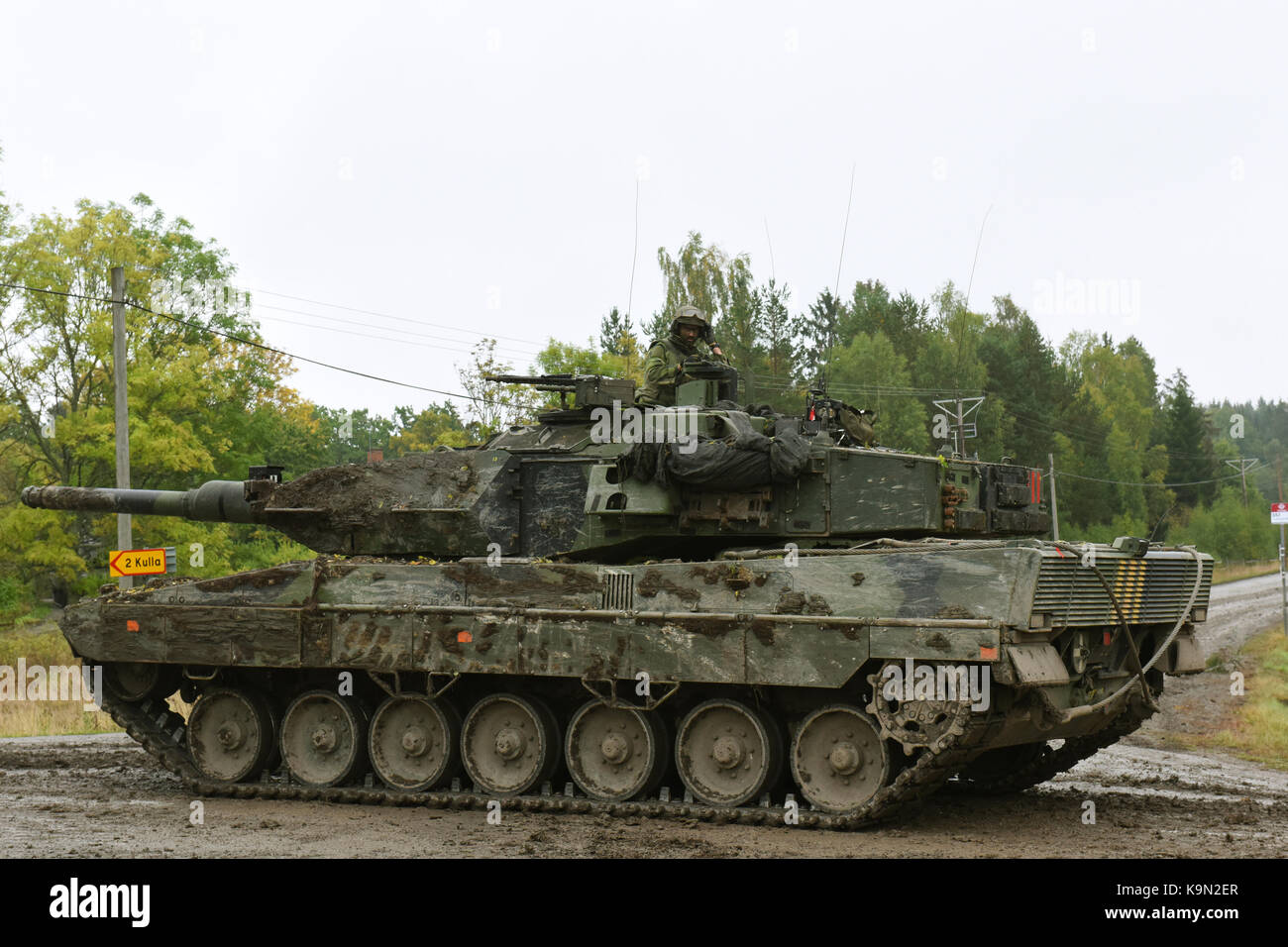 Nous et l'exercice conjoint suédois 17 Aurora Banque D'Images