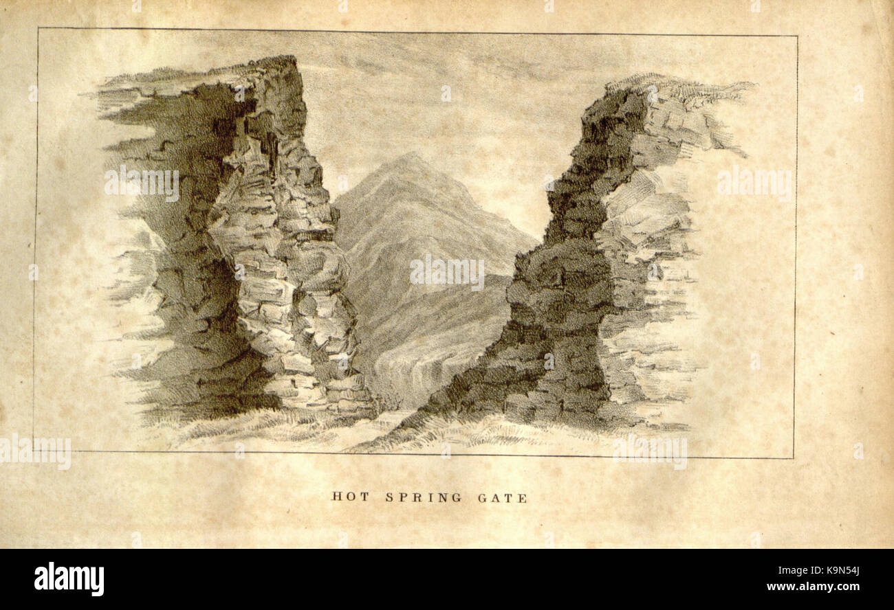 Rapport de l'expédition vers les montagnes Rocheuses dans l'année 1842, et de l'Oregon et de la Californie du Nord dans les années 1843 '44 BHL32559951 Banque D'Images