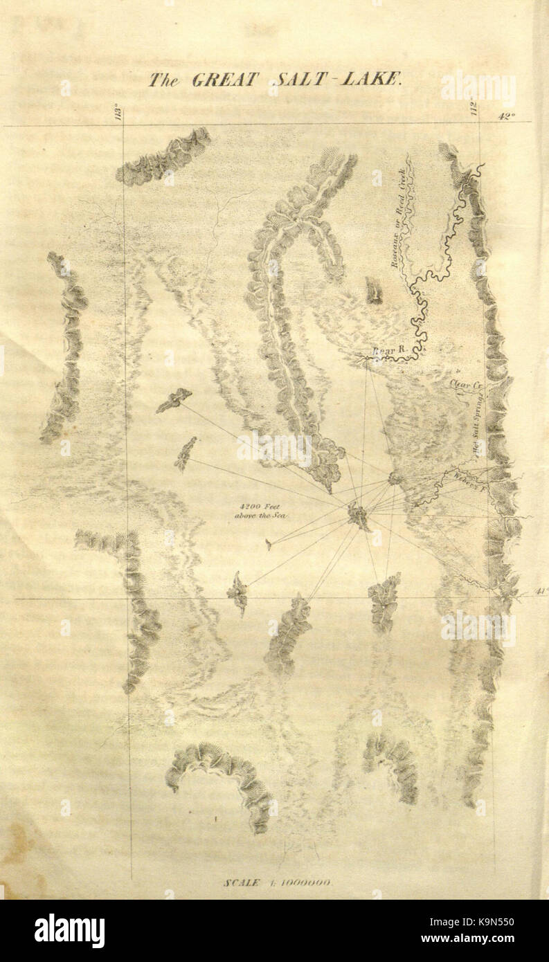 Rapport de l'expédition vers les montagnes Rocheuses dans l'année 1842, et de l'Oregon et de la Californie du Nord dans les années 1843 '44 BHL32560056 Banque D'Images