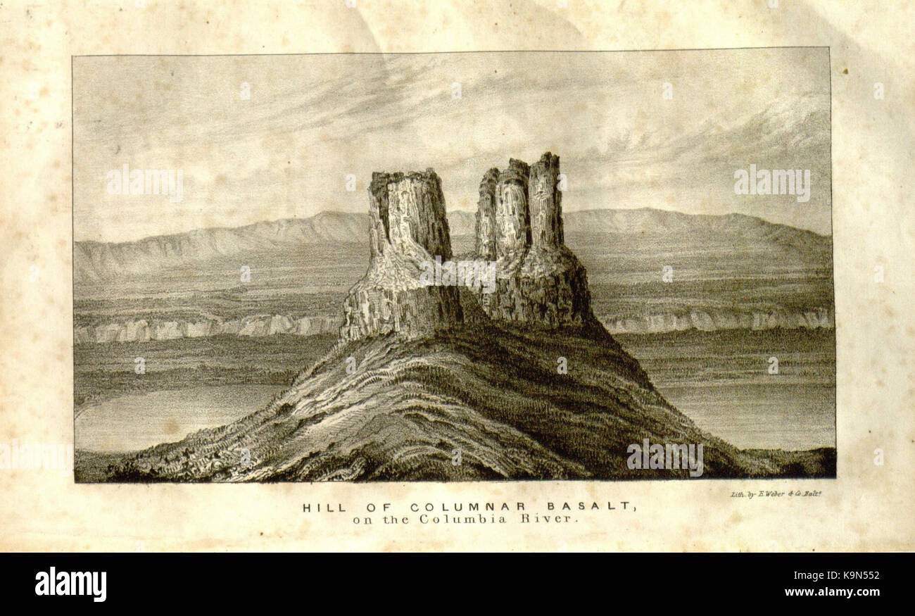 Rapport de l'expédition vers les montagnes Rocheuses dans l'année 1842, et de l'Oregon et de la Californie du Nord dans les années 1843 '44 BHL32560088 Banque D'Images