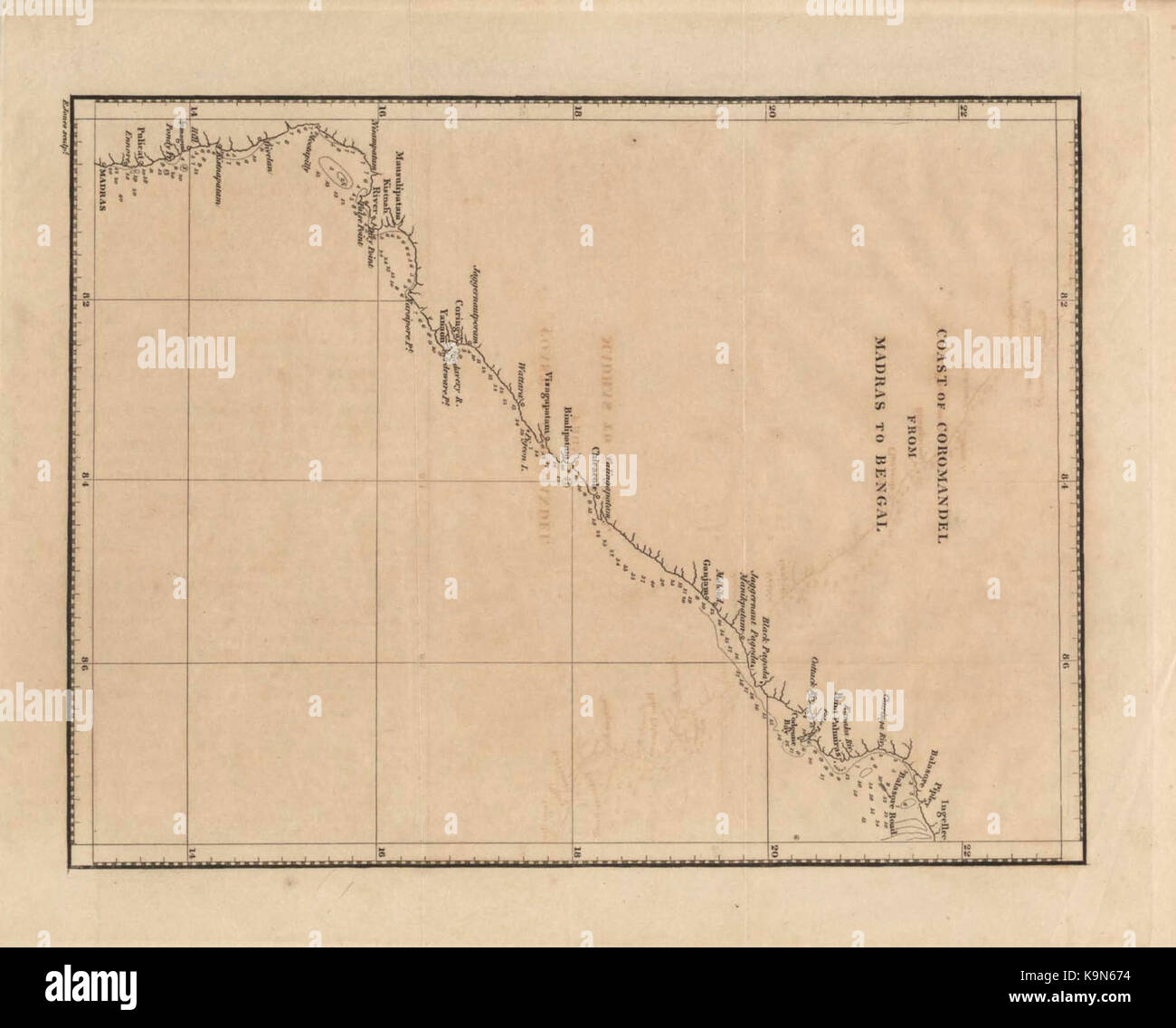 Commerce oriental ; ou, l'Est de l'Inde de Trader's complete guide ; contenant une description géographique et nautique de l'espace maritime des régions de l'Inde BHL46293914 Banque D'Images