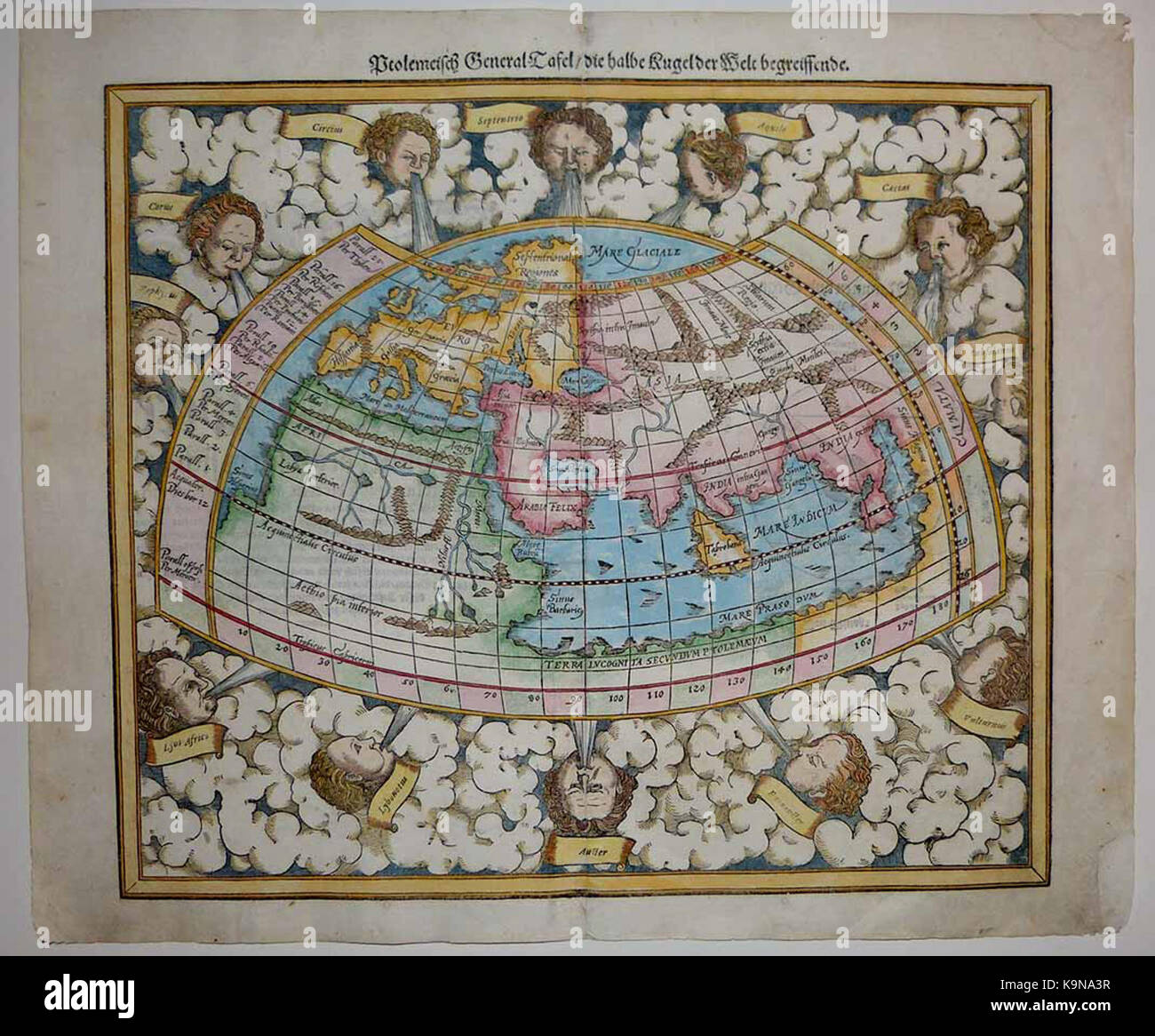 Ptolemeisch Tafel Générale II Banque D'Images