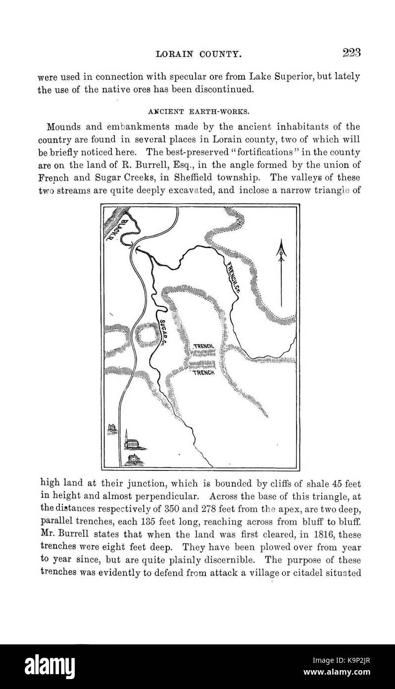 Rapport de la Commission géologique de l'Ohio BHL38368155 Banque D'Images