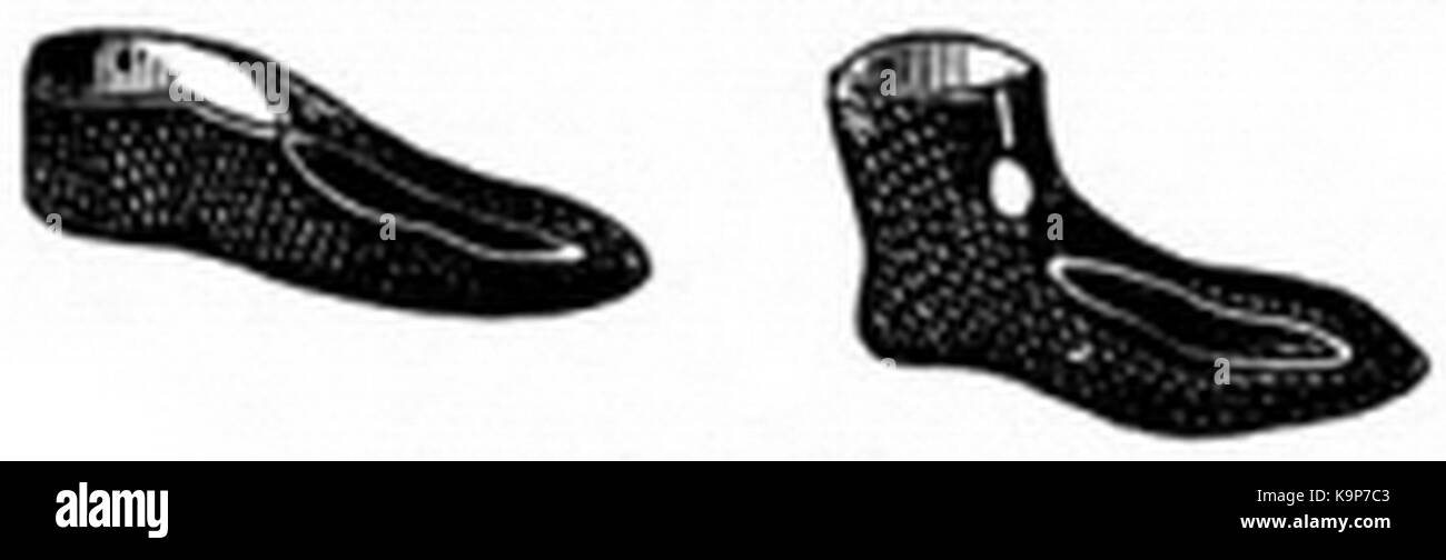 P142 Chaussures anglo-saxon Banque D'Images