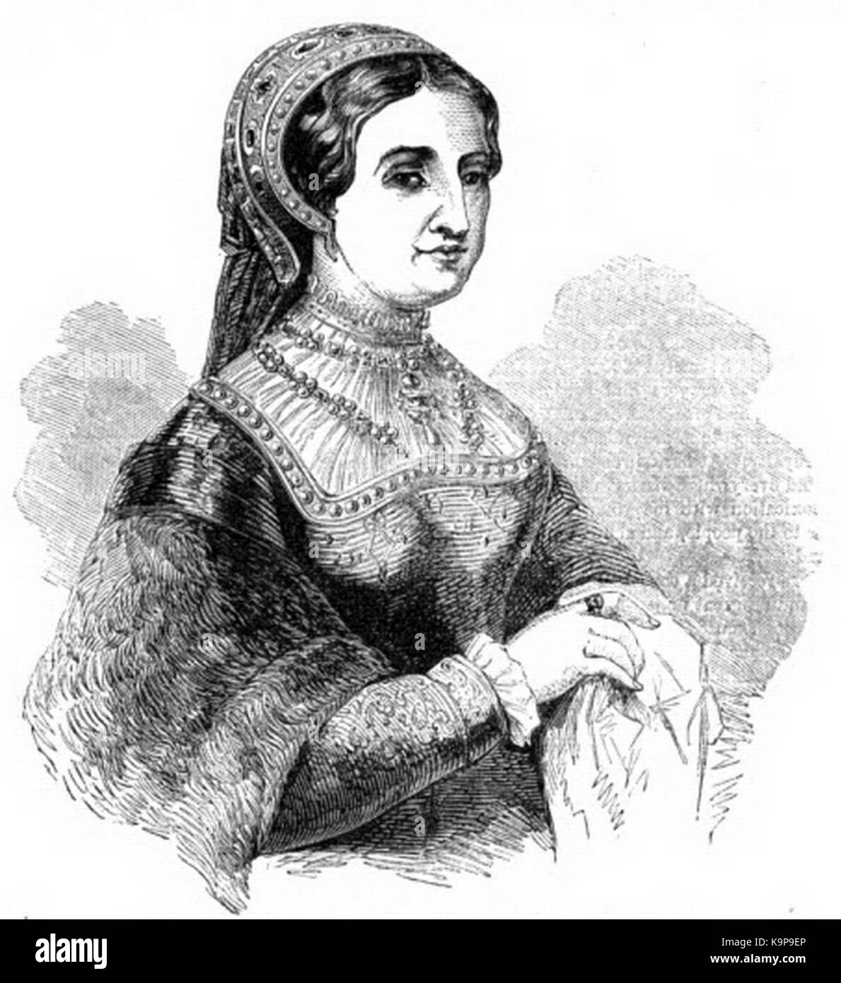 P258 La Reine Catherine Howard Banque D'Images