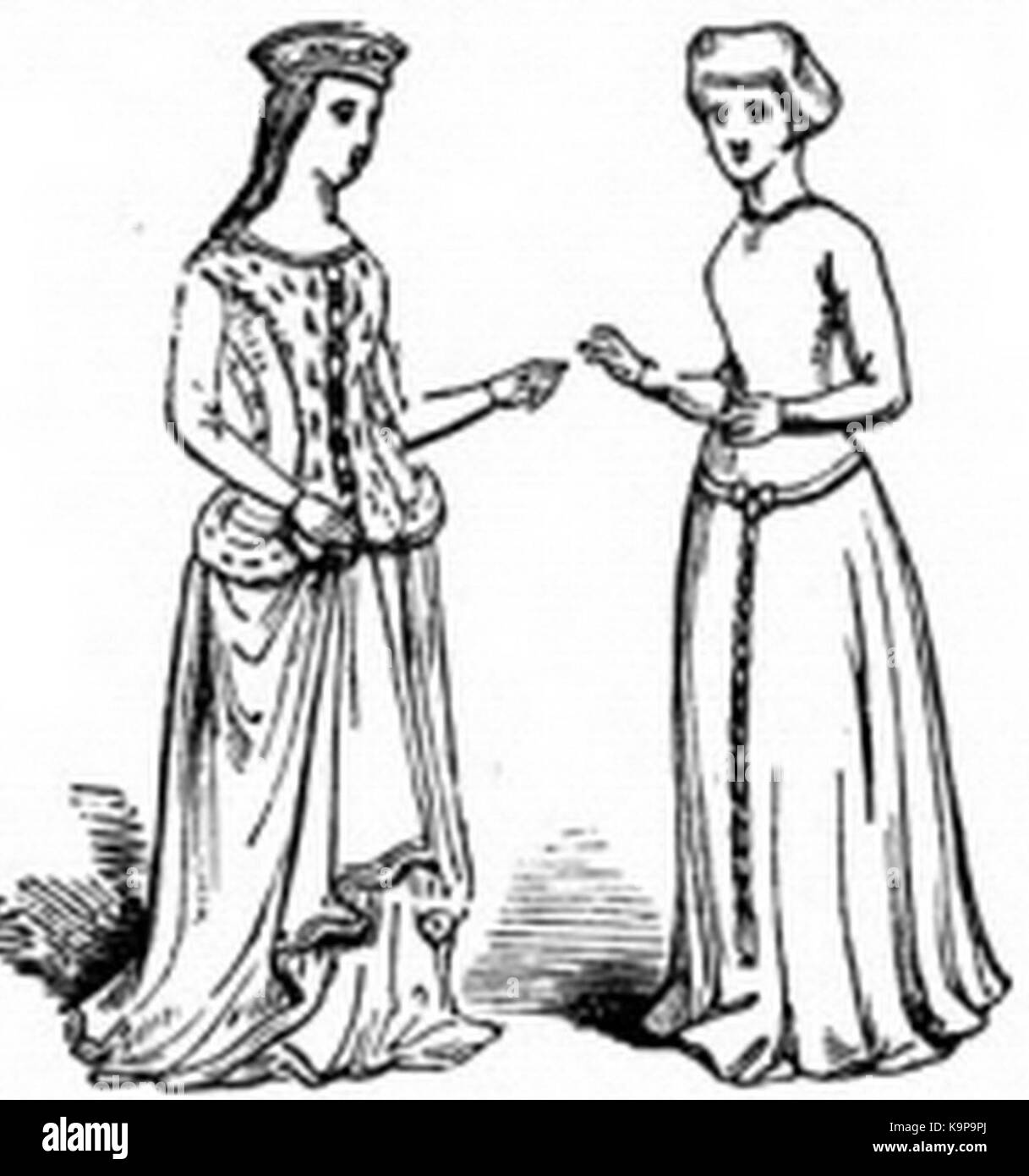 P69e costumes féminins Banque D'Images